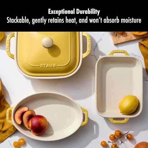 Ceramic 4 pc Baking Pans Set