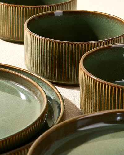 Stoneware Dinnerware Sets (24 Count)