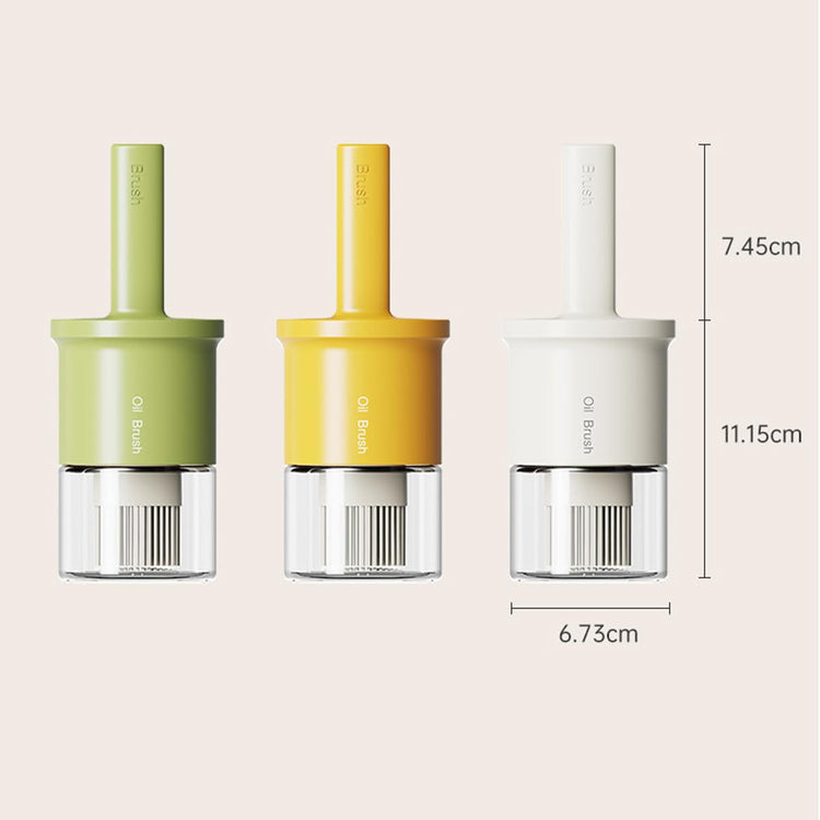 Glass Oil Dispenser with Heat Resistant Brush