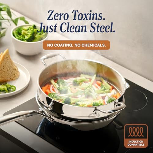 5 Ply Stainless Steel Cookware Set (7 Count)
