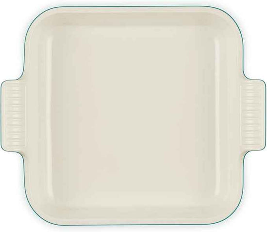 Le Creuset Stoneware Heritage Square Dish, 3 qt. (9"), Riviera