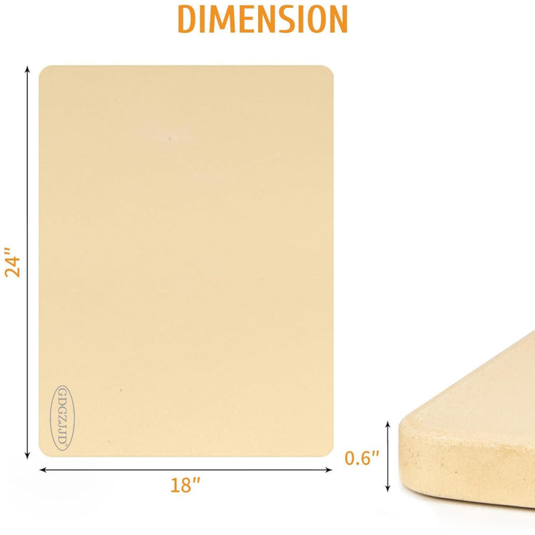 Extra Large Pizza Stone 24" x 18"