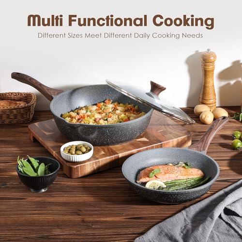 16Pcs Pots and Pans Set Non Stick