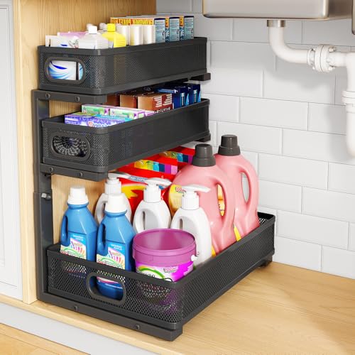 Under Sink Organizer (1-Pack / Black)
