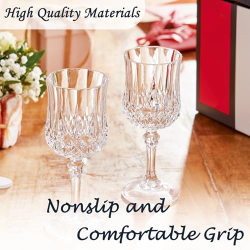 24Pack Plastic Wine Glasses (24 Count)