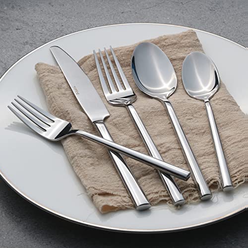 Potter 65 Piece Forged Silverware Set (10 Count)