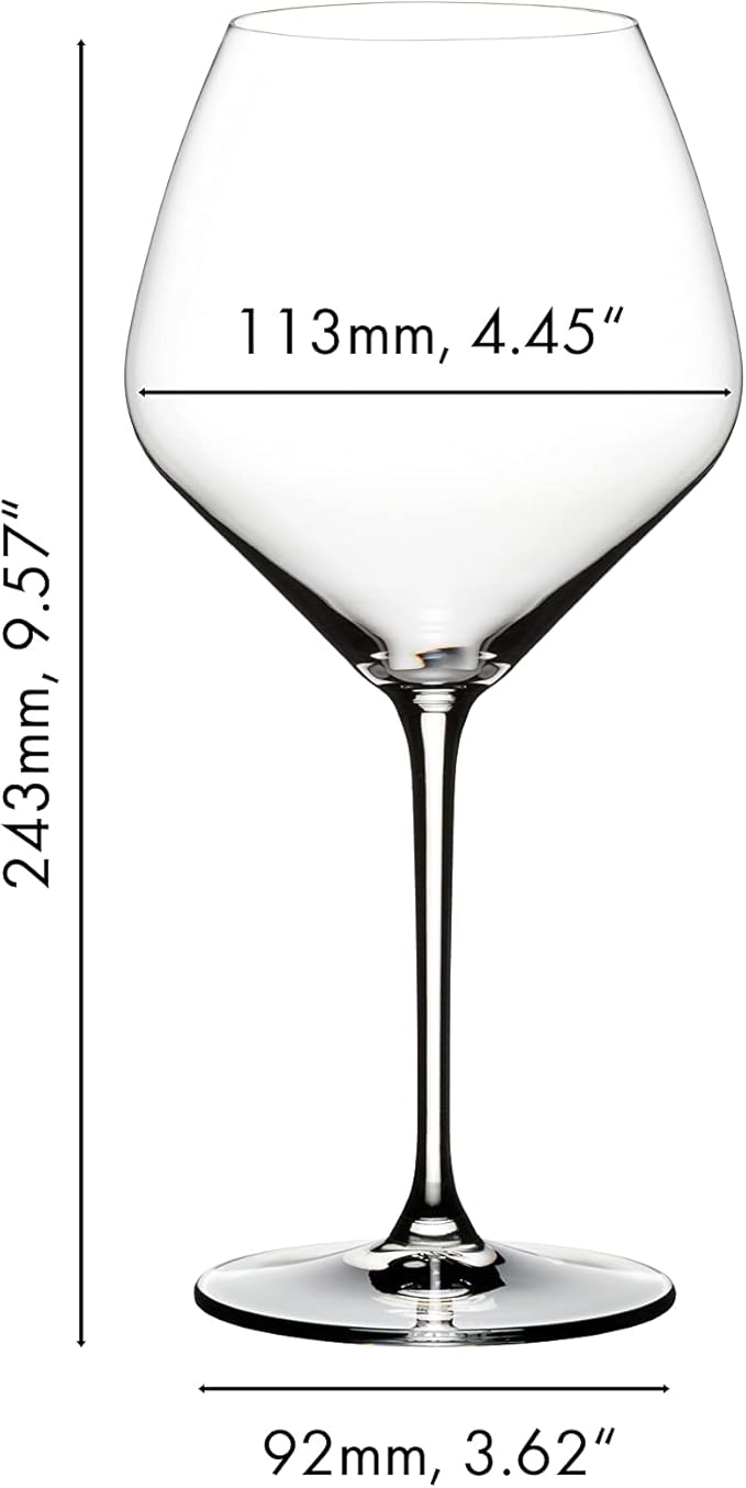 Riedel Extreme Pinot Noir Glass, Set of 2, Clear