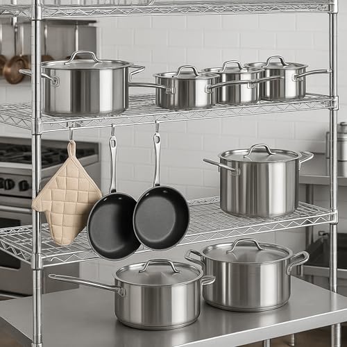 Stainless Steel Cookware Set (15 Count)