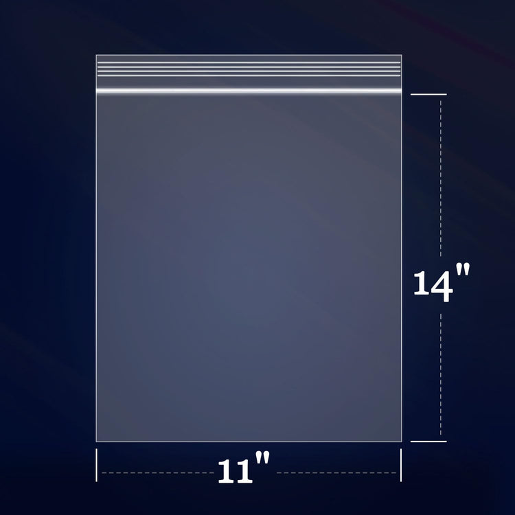1000 Count 11" x 14" Large Zip Bags