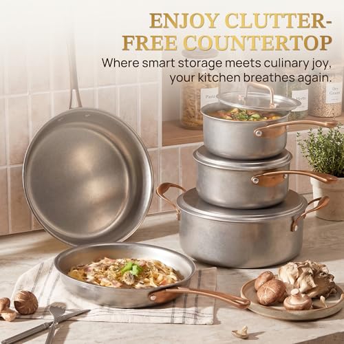 Pots and Pans Set 8 Pcs