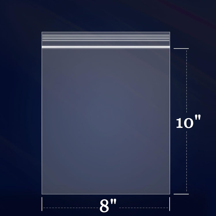 1000 Count 8" x 10" Zip Bags