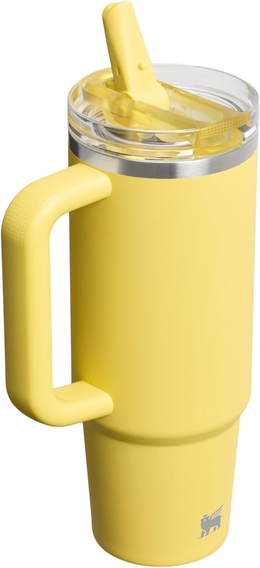 STANLEY Quencher ProTour Flip Straw Tumbler with Leakproof Lid | Built-In Straw & Handle | Cupholder Compatible for Travel | Insulated Stainless Steel Cup | BPA-Free