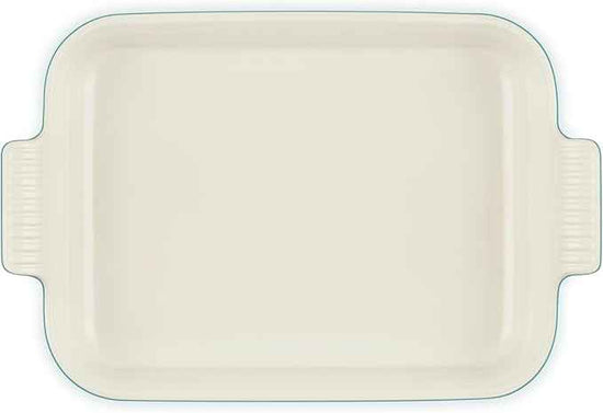 Le Creuset Stoneware Heritage Rectangular Baking Dish, 4 qt., Riviera