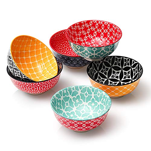 10 oz Small Bowls Set of 6 (Multicolor / 10 OZ)