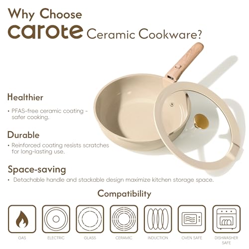 25pcs Ceramic Cookware Set
