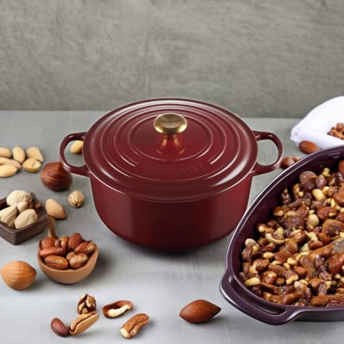 Enameled Cast Iron Round Dutch Oven