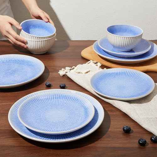 Ceramic Dinnerware Sets for 4 (12 Count)