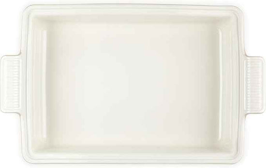 Le Creuset Stoneware Heritage Covered Rectangular Casserole, 4 qt. (12" x 9"), Peche