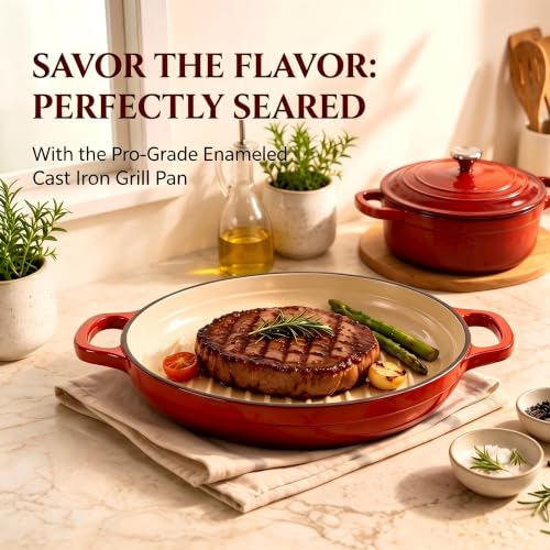 Enameled Cast Iron Dutch Oven Set