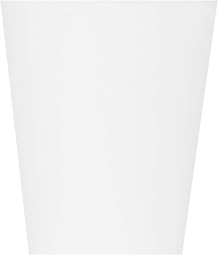 Karat C-K508W 8 oz White Paper Hot Cup, 80mm Diameter - Case of 1000 pcs
