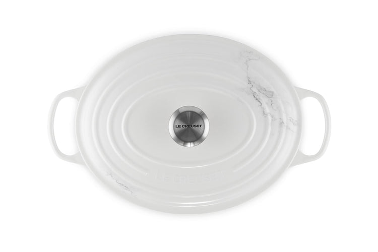 Enameled Cast Iron Oval Dutch Oven