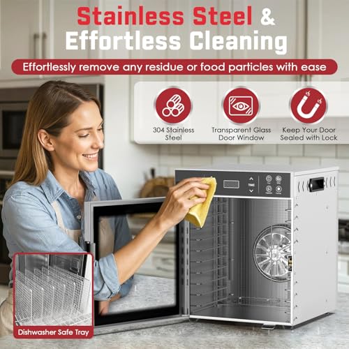 10 Tray Stainless Steel Food Dehydrator