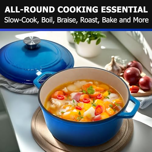 4.5 QT Enameled Cast Iron Dutch Oven