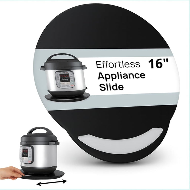 Elegant Round Sliding Tray for Your Pressure Cooker