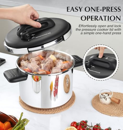 14 Piece Stainless Steel Cookware Set with Pressure Cooker