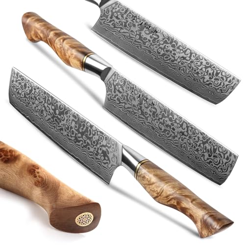 7 inch Nakiri Knife Japanese High Carbon Steel