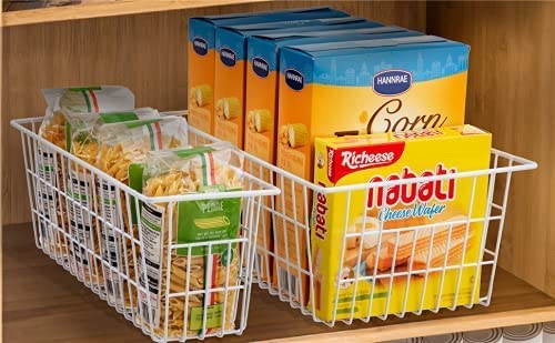 Wire Storage Baskets (6 Count)