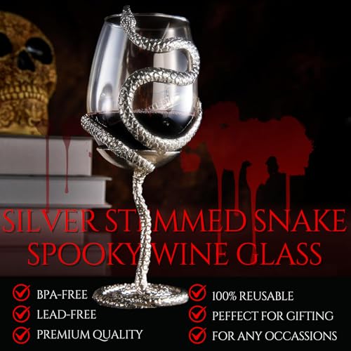 Stemmed Snake Wine Glasses