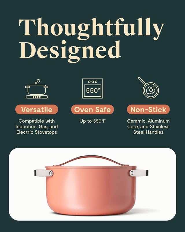 Non Stick Ceramic Dutch Oven Pot with Lid