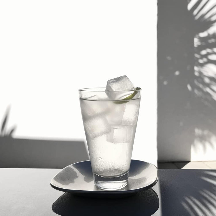 glacio Ice Cube Tray – Small Silicone Molds with Lids, BPA-Free and Flexible for Cocktails and Beverages – Set of 2