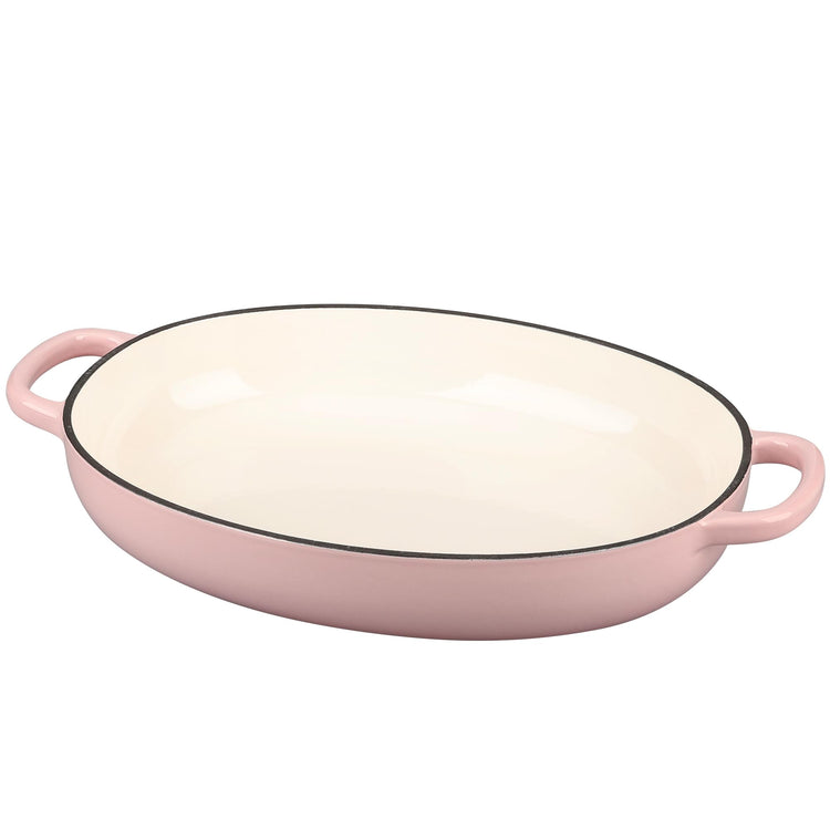 Enameled Oval Cast Iron Dutch Oven Pot with Lid