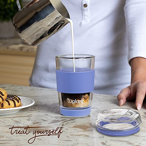 Double Wall All Glass Tumbler (Jacaranda)