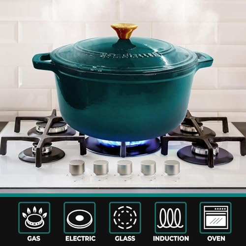 4.5 QT Enameled Cast Iron Dutch Oven