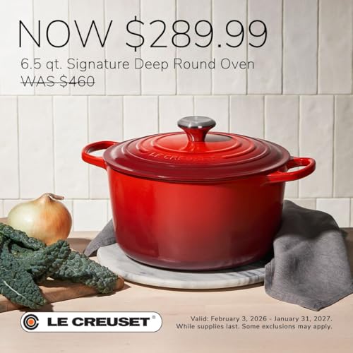 Enameled Cast Iron Signature Deep Round Oven