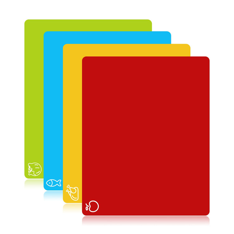 4 Pieces Flexible Cutting Boards (4 Count)