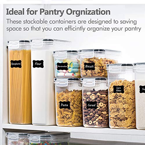 Airtight Food Storage Containers with Lids (Large, Medium, Medium, Small)