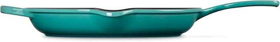 Le Creuset Enameled Cast Iron Signature Round Skillet, 11.75", Riviera
