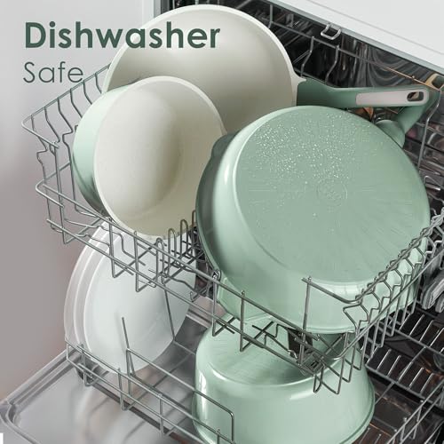 Nonstick Ceramic Cookware Set Large 13