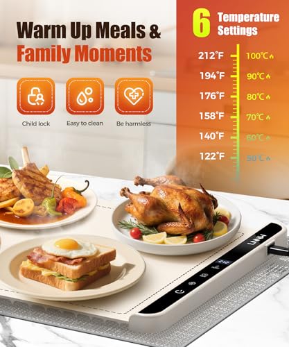 Warming Mat for Food (Off White / 36x15 Inch)
