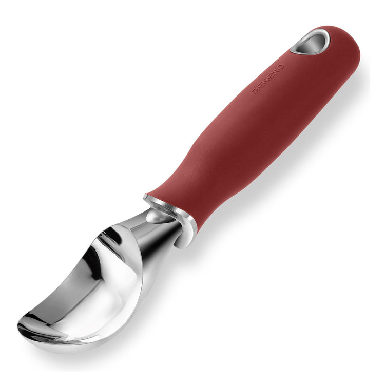 Premium Heavy Duty Ice Cream Scoop with Ergonomic Grip Handle