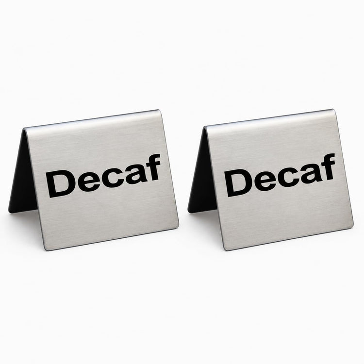 Stainless Steel Table Tent Sign (2 Count)