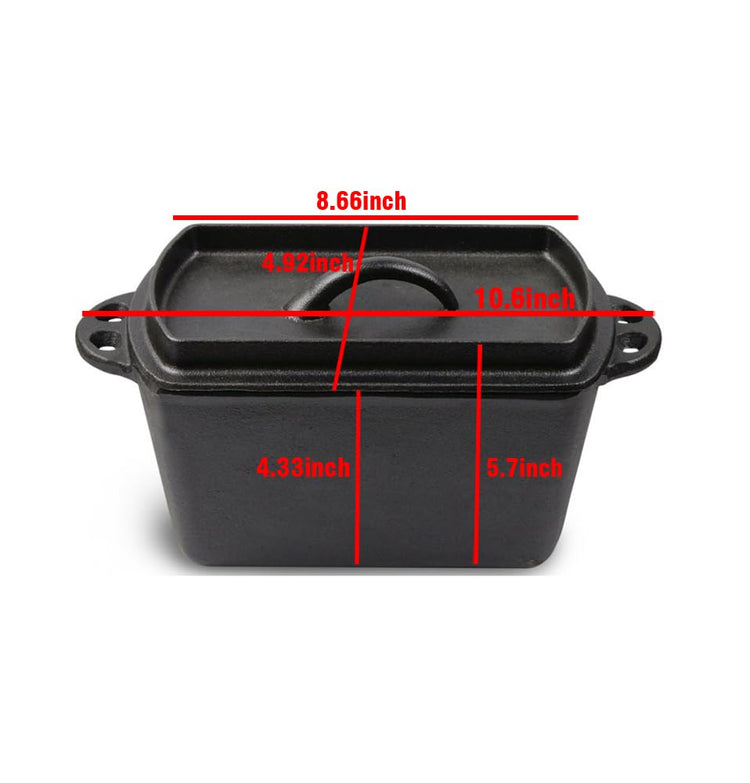 Cast Iron Loaf Oven Pan (2 Count)
