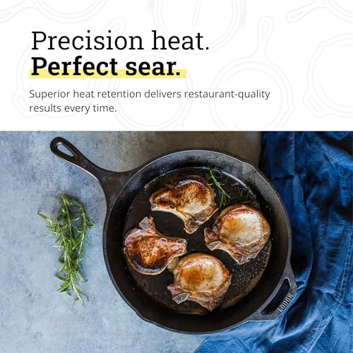 Pre Seasoned Cast Iron Skillet (Skillet / 13.25-inch)