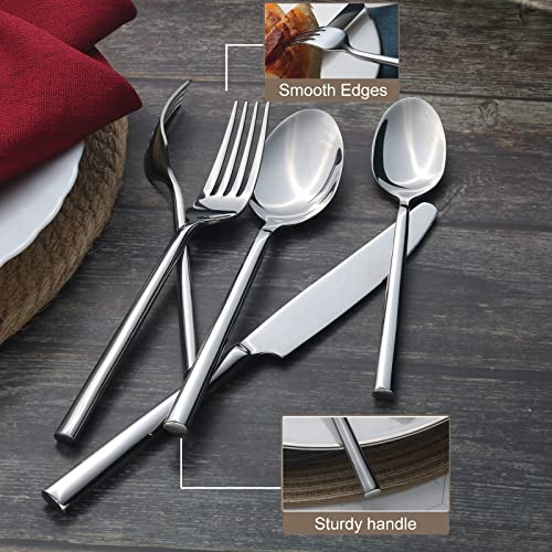 Potter 45 Piece Forged Stainless Steel Flatware Set Cutlery Set (11.25 Count)