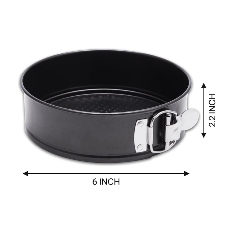 6 Inch Non stick Springform Pan with Removable Bottom