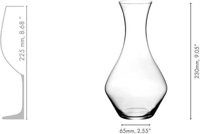 Riedel Cabernet Wine Decanter, Red Wine Decanter Crystal Glass 1440/13